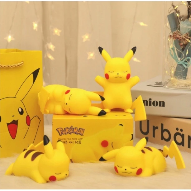 Pokémon naktinė lempa geltona