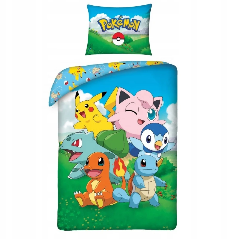 POKEMON vaikiška patalynė 140x200 Halantex Pikachu