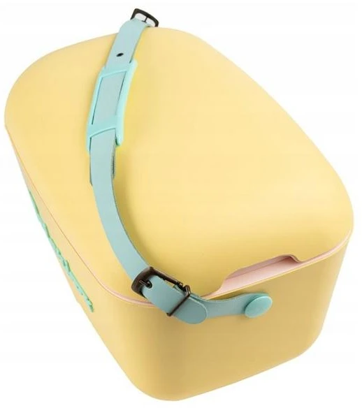 Polarbox 20l kelioninė šaldymo dėžė su odiniu dirželiu