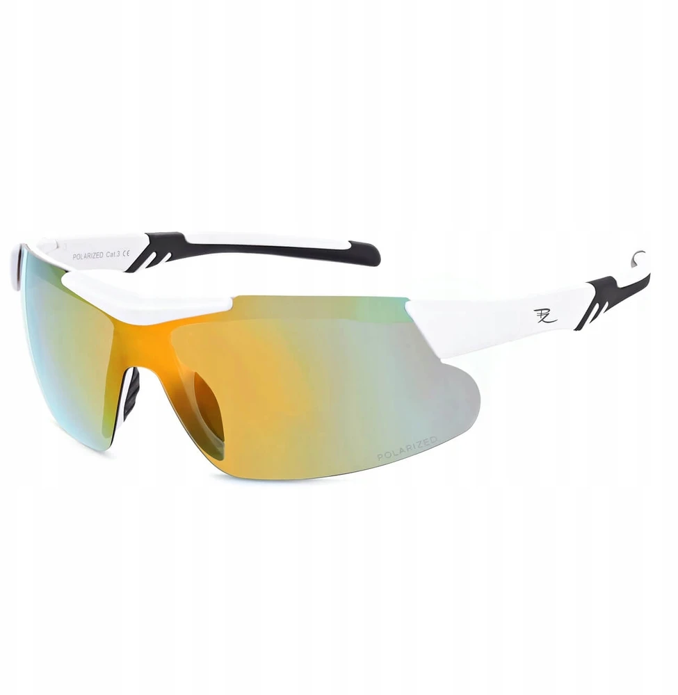 Polarizuoti sportiniai akiniai Polarzone Uv400 oranžiniai veidrodiniai