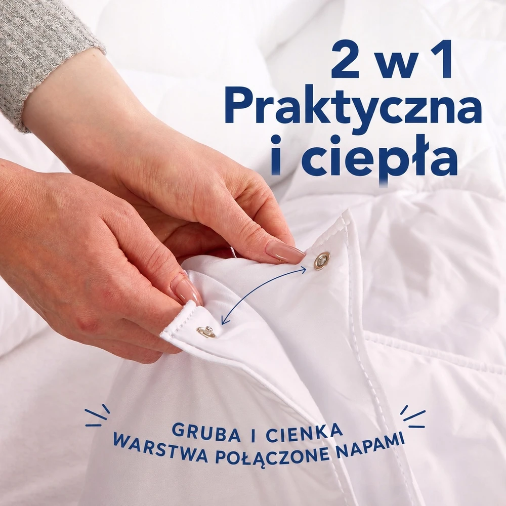 Poldaun KOŁDRA HIPOALERGICZNA NA 4 PORY ROKU 200×200 CM JOHN COTTON