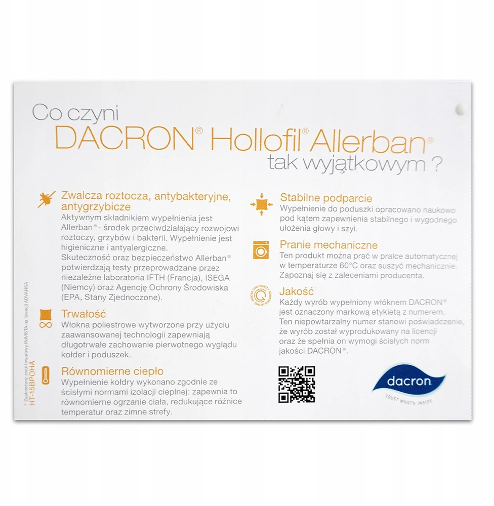 Poldaun Kołdra Hollofil Allerban letnia ultralekka 220x200