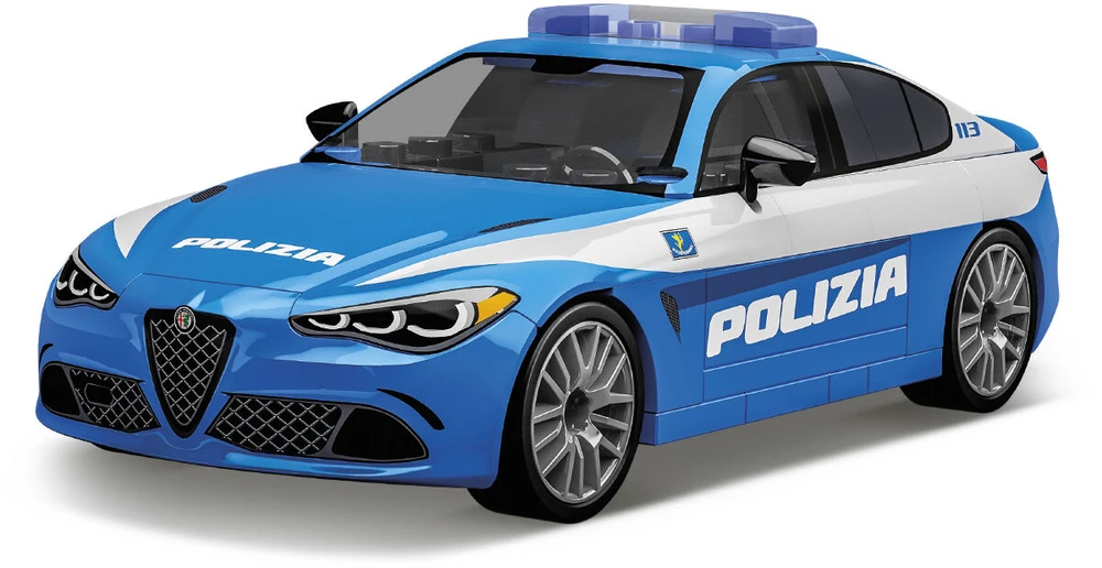 Policijos automobilis - COBI - ALFA ROMEO Giulia Quadrifoglio - 93 vnt - 1:35 - Mišrus