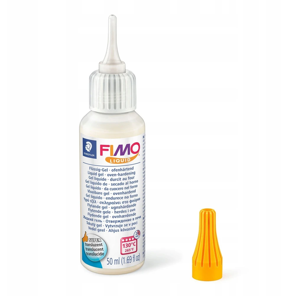 Polimerinė pasta - FIMO - Skaidrus skystis 50ml - Lankstus - Permeabilus - Daugiafunkcis