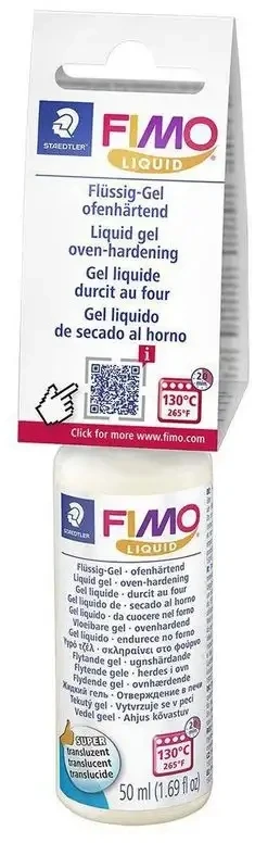 Polimerinė pasta - FIMO - Skaidrus skystis 50ml - Lankstus - Permeabilus - Daugiafunkcis