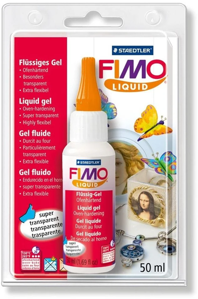 Polimerinė pasta - FIMO - Skaidrus skystis 50ml - Lankstus - Permeabilus - Daugiafunkcis