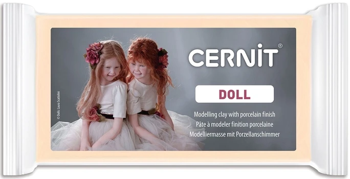 Polimerinis molis Cernit Doll 500g 744 almond