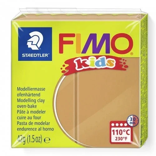 Polimerinis molis vaikams Fimo, šviesiai rudos spalvos, 42 g