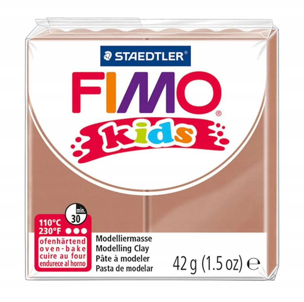 Polimerinis molis vaikams Fimo, šviesiai rudos spalvos, 42 g