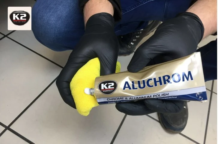 K2 Chromo aliuminio poliravimo pasta