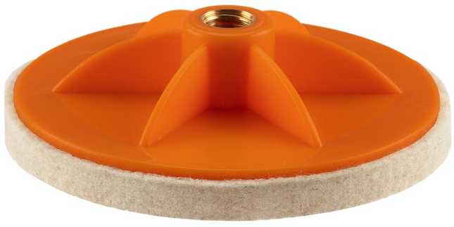 Filc Poliravimo veltinis NEO, 125 mm, storis 10 mm, M14