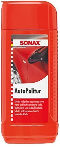 SONAX Skaidraus plastiko įbrėžimų šalinimo priemonė, 75ml 305000