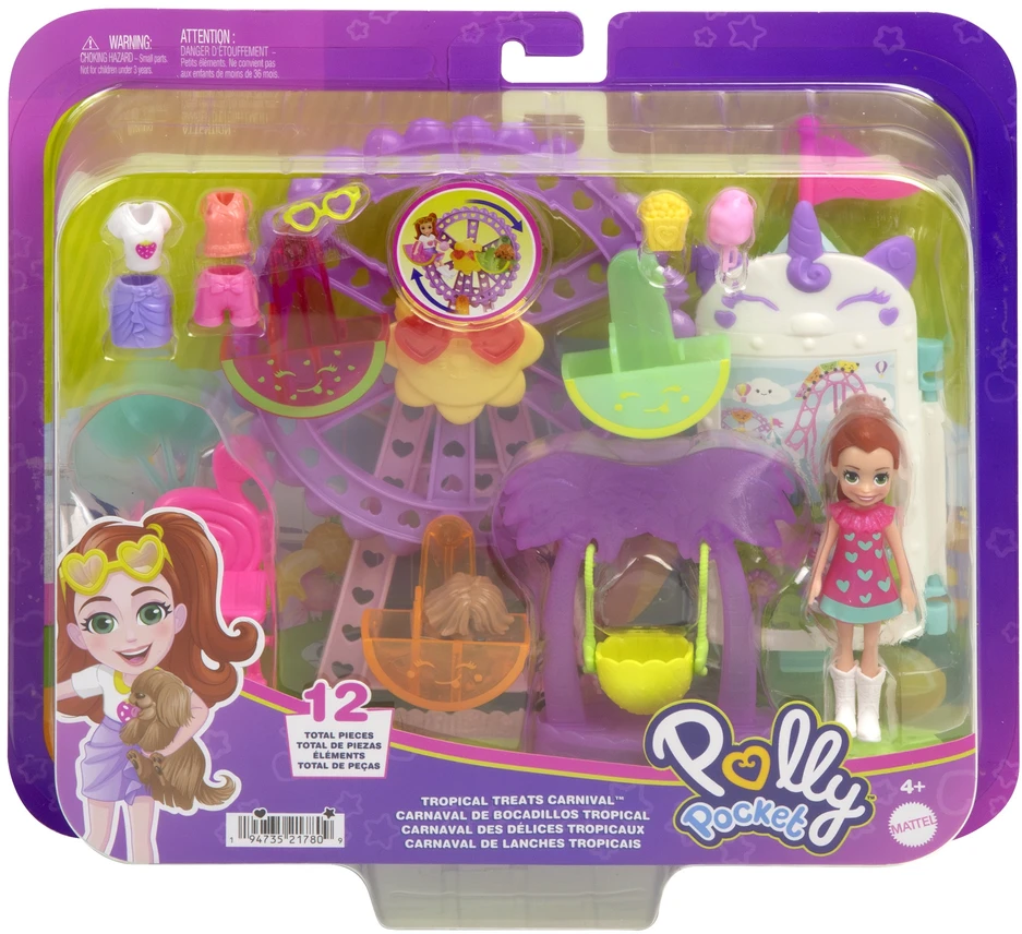 Mattel „Polly Pocket“ atrakcijonų parko rinkinys