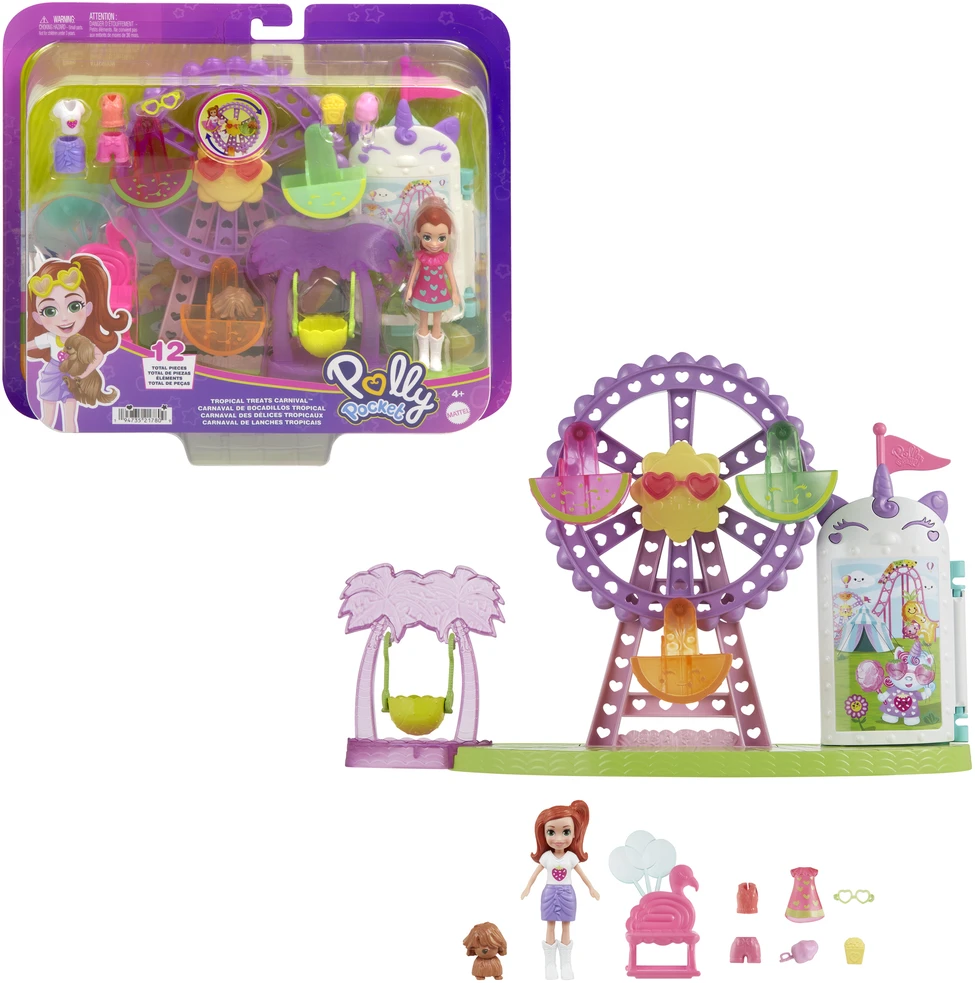 Mattel „Polly Pocket“ atrakcijonų parko rinkinys
