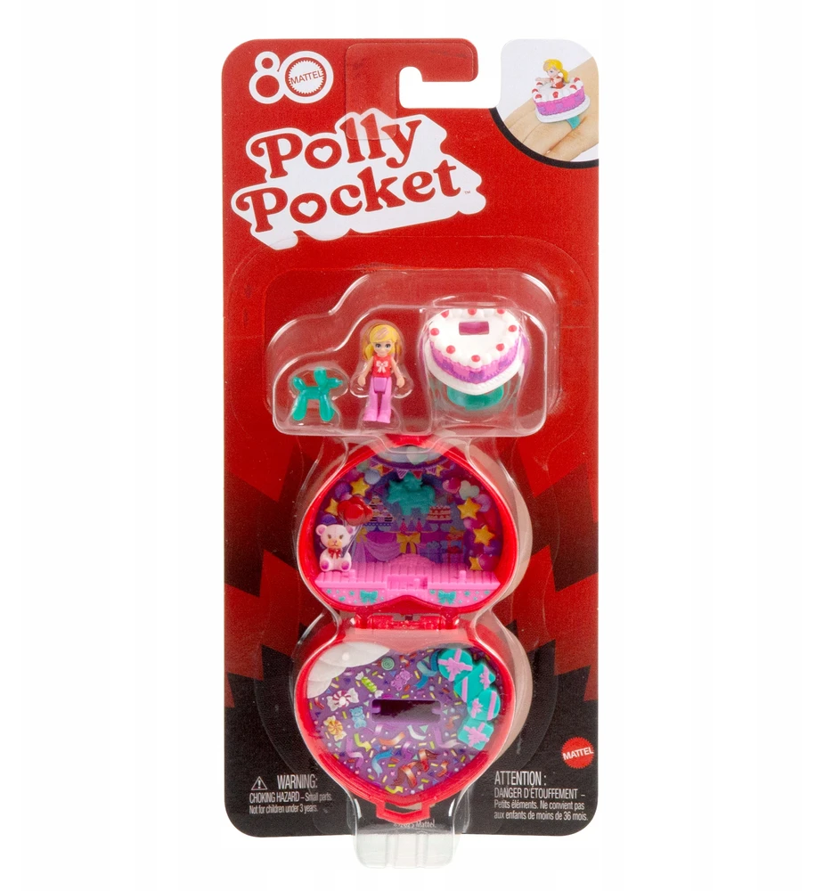 Polly Pocket - Papuošalų dėžutė - Mattel 80-asis gimtadienis - Polly Pocket - JGK21