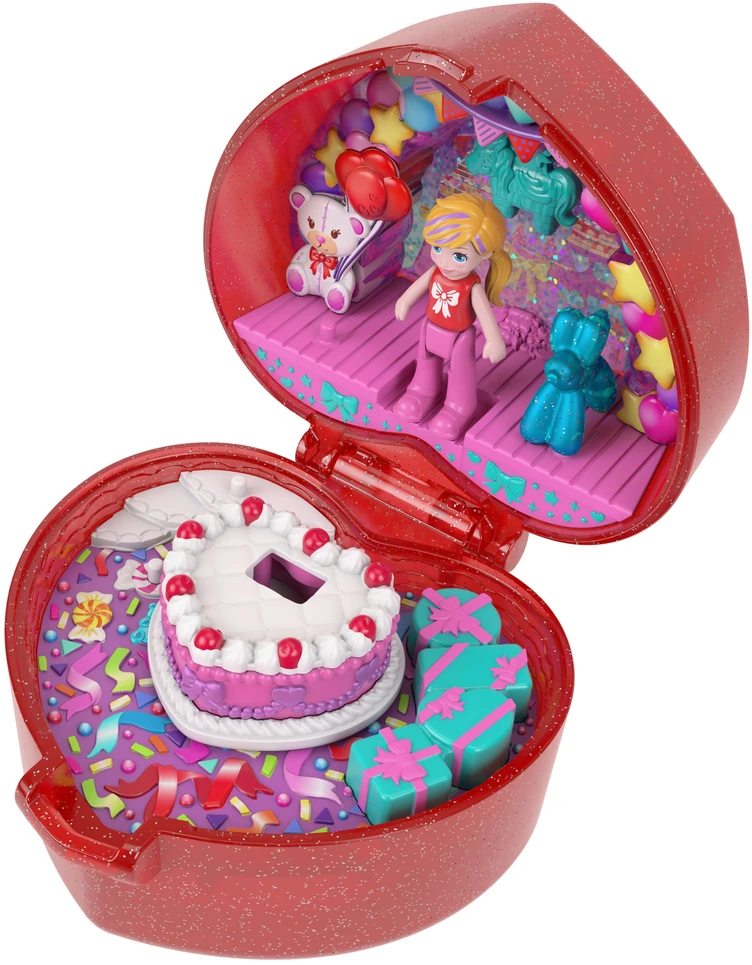 Polly Pocket - Papuošalų dėžutė - Mattel 80-asis gimtadienis - Polly Pocket - JGK21