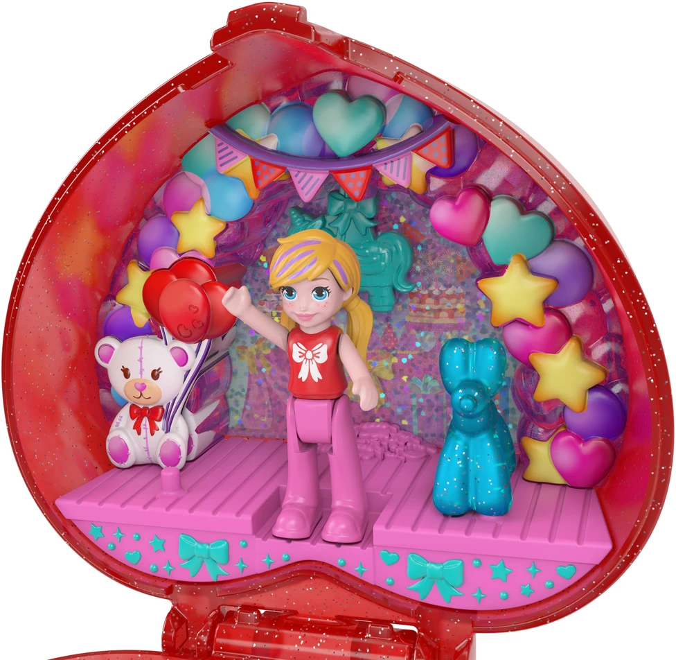 Polly Pocket - Papuošalų dėžutė - Mattel 80-asis gimtadienis - Polly Pocket - JGK21