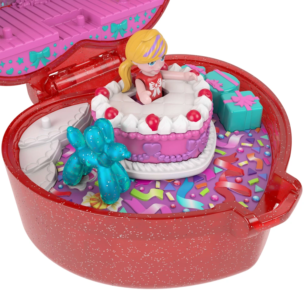 Polly Pocket - Papuošalų dėžutė - Mattel 80-asis gimtadienis - Polly Pocket - JGK21