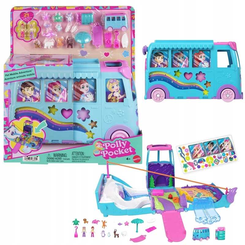 Pet Mobile Adventure žaidimų rinkinys JCC22 Polly Pocket