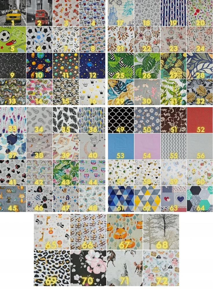 Polstar Patalynė 80x120 + 50x60 DZIECIĘCA DO ŁÓŻECZKA BAWEŁNIANA WZÓR DO WYBORU