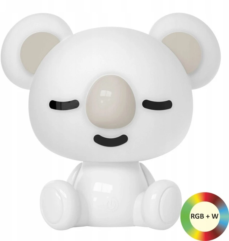 Sanico Polux Lampka dekoracyjna nocna LED KOALA balta RGB+W 2,5W