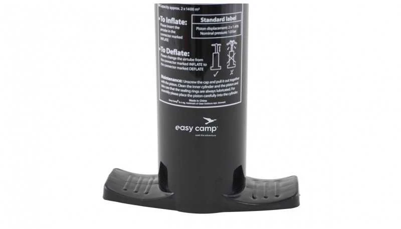 „Easy Camp“ dvigubo veikimo rankinė oro pompa greitam pripūtimui | 1,4 l