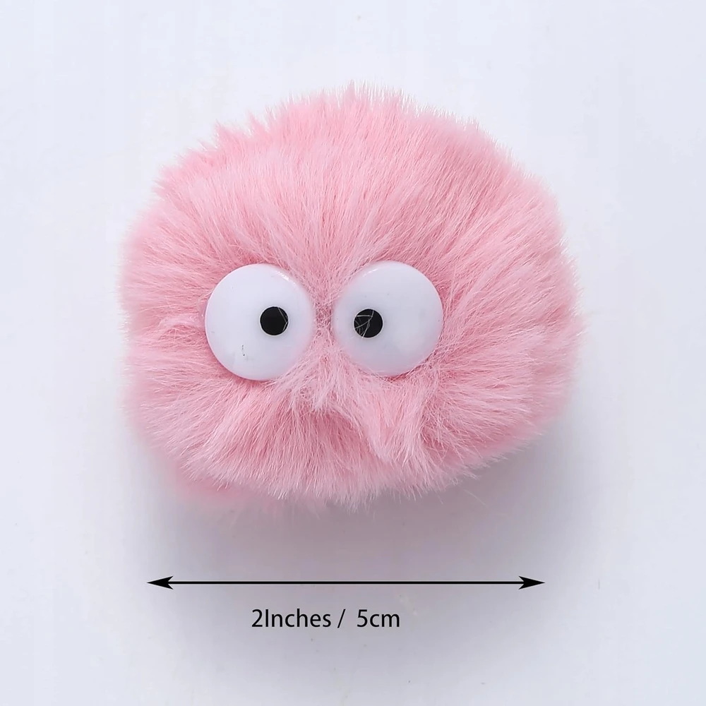 POMPONS 5CM 20Vnt. PUUKŪS KAMULIUKAI ANGISTRACINIAI DIRBTINIO KAILIO DEKORATYVINIAI
