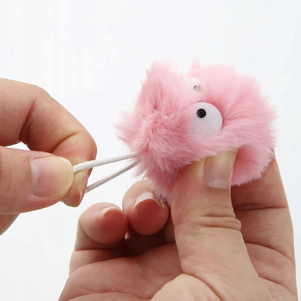 POMPONS 5CM 20Vnt. PUUKŪS KAMULIUKAI ANGISTRACINIAI DIRBTINIO KAILIO DEKORATYVINIAI