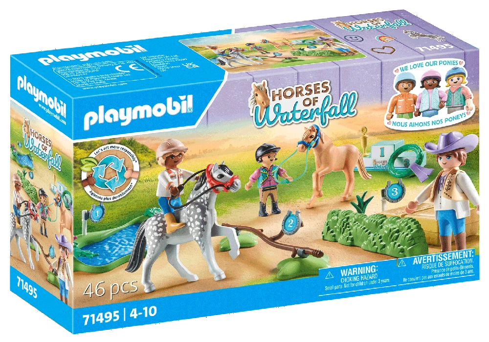 PLAYMOBIL HORSES OF WATERFALL Ponių turnyras 71495
