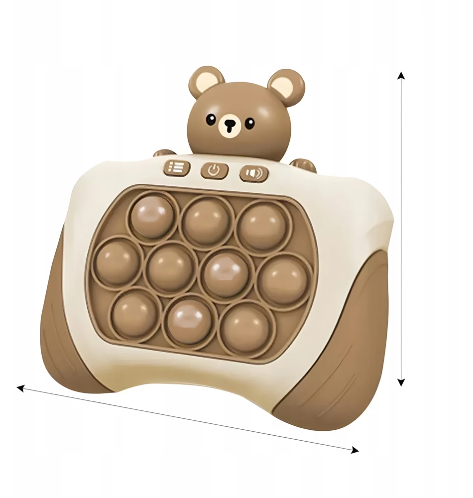 POP IT ELECTRONIC ARCADE ANTISTRESS BEAR JAUTIMO ŽAIDIMAS