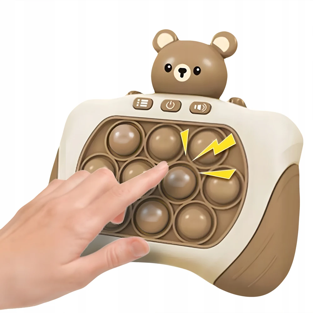 POP IT ELECTRONIC ARCADE ANTISTRESS BEAR JAUTIMO ŽAIDIMAS