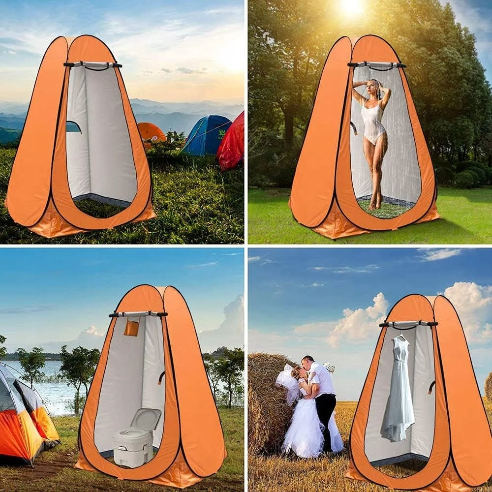 POP-UP persirengimo kambario palapinė 190X120cm PAPLŪDIMAS SU LANGU IR TRANSPORTO KREPŠE
