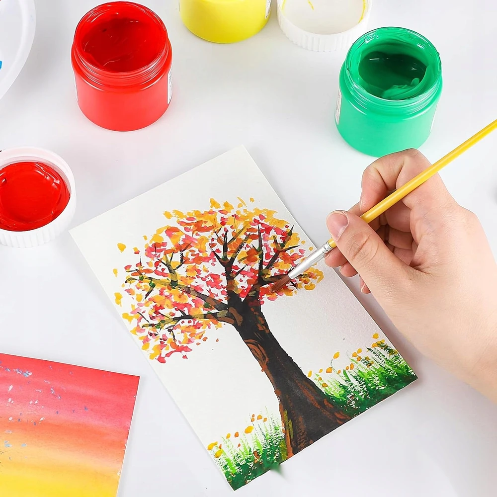 POPIERIAUS 120 LAKŠČIŲ BLOKAS 17X12CM STORIS AKRILINIS DAŽYMAS Akvareliniu būdu