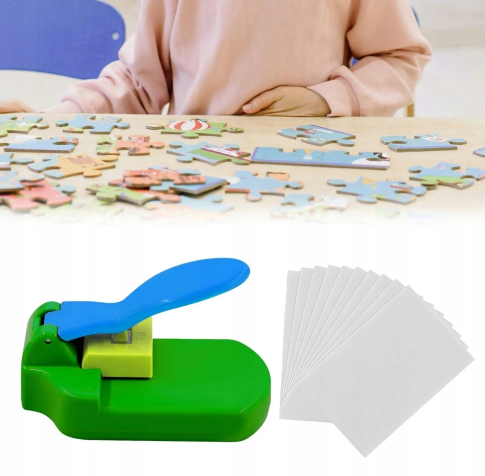 Popieriaus dėlionių gamybos mašina Puzzle Maker nuotraukų pjaustytuvas