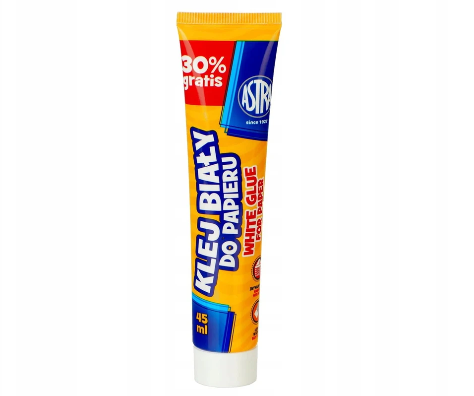Popieriaus klijai balti 35ml (16vnt.) ASTRA - ASTRA kanceliarinės prekės