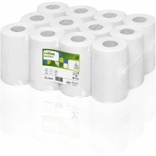 Rankšluostis Satino By Wepa Wepa Ruloninis rankšluostinis popierius sistemai Tiekimo vieta RPMB1120,1 sl., 120m, antr. ž., 12 vnt.