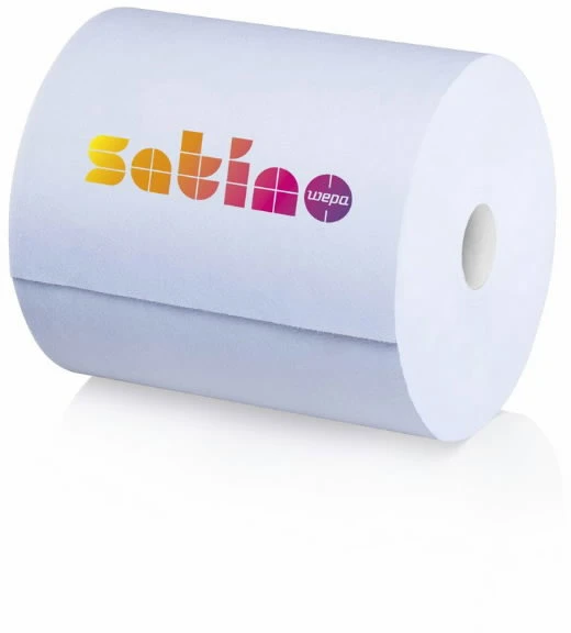 Rankšluostis Satino By Wepa Wepa Ruloninis rankšluostinis popierius sistemai Feed point RPCB2150-FP, 2sl.,150m, celiuliozė, 6vnt