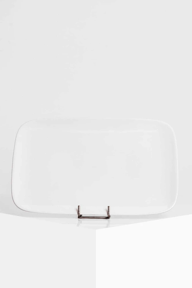 Lumarko Porcelianinė serviravimo lėkštė MariaPaula Moderna Gold, baltos sp., 24 cm