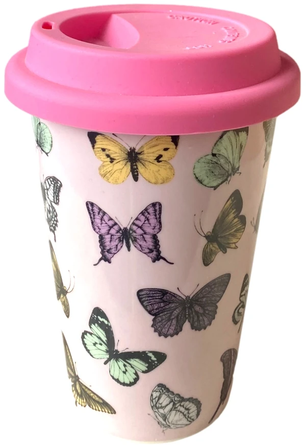 PORCELININIS PUODULIS SU DANČIU Butterflies Butterflies 400ml