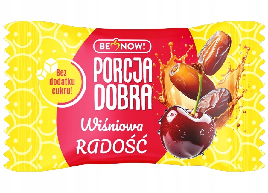 Porcja Dobra MIX batonėliai Braškių Vyšnių Aviečių Datulių Gera porcija 24 x 20g