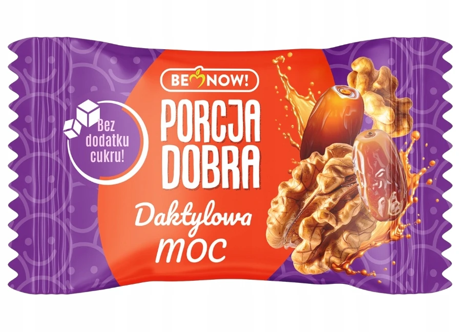 Porcja Dobra MIX batonėliai Braškių Vyšnių Aviečių Datulių Gera porcija 24 x 20g