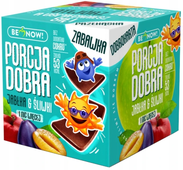 Porcja Dobra Obuolių-slyvų KUBO LAPAI, GERA PORCIJOS, 16 g | STAIGMENŲ ŽAISLAS