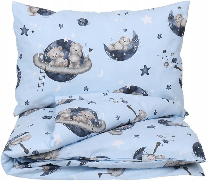 POSZEWKA NA PODUSZKĘ 40x60 cm BAWEŁNA 100% JASIEK ZAMEK BABYMAM