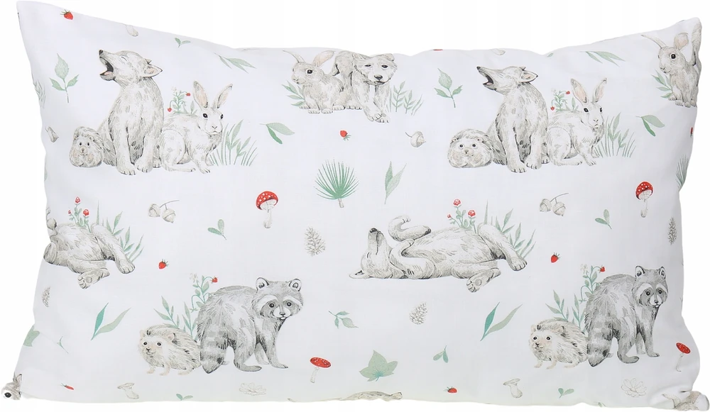 POSZEWKA NA PODUSZKĘ 40x60 cm BAWEŁNA 100% JASIEK ZAMEK BABYMAM