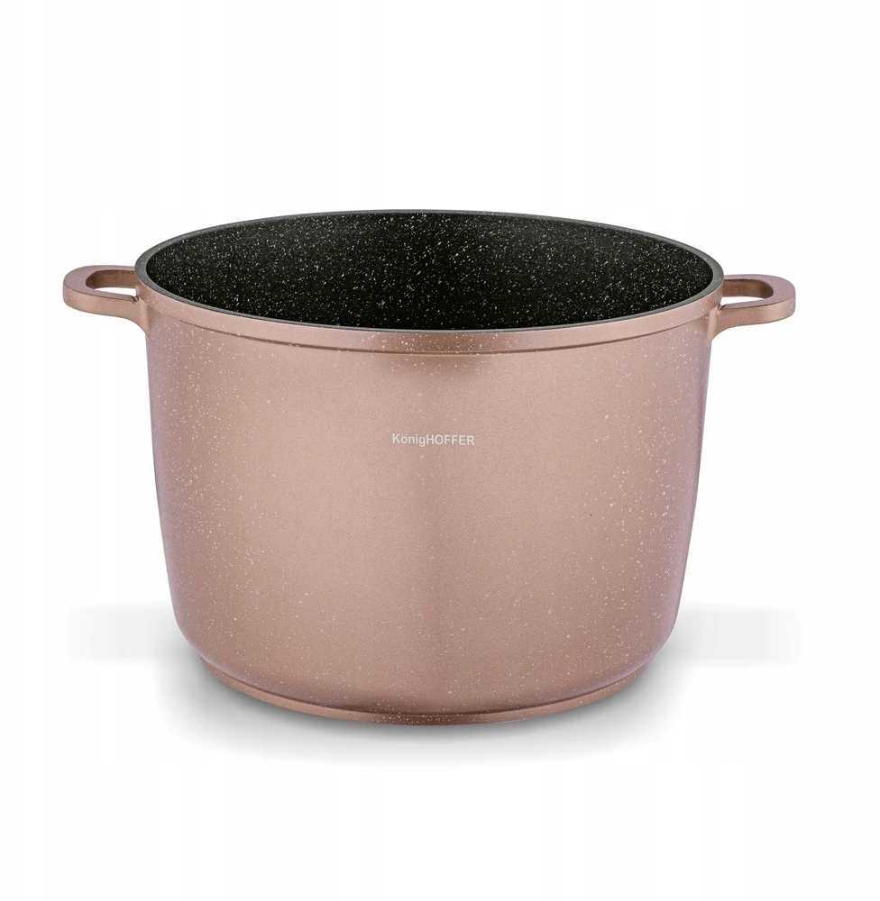 POT Induction HIGH su dangčiu Konighoffer Pollo Rose Gold 10L 28cm