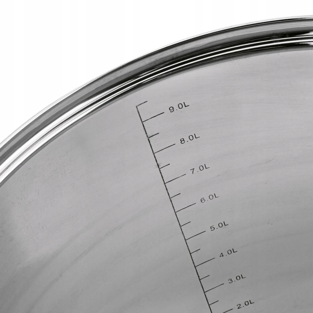 Plieninis indukcinis puodas su dangčiu didelis HIGH Konighoffer Faro 10 l 26cm