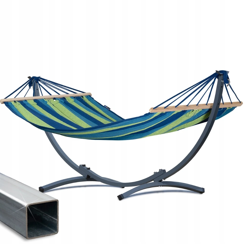Potenza Kompakt Premium: Hamakas su plieniniu rėmu, 200x120cm