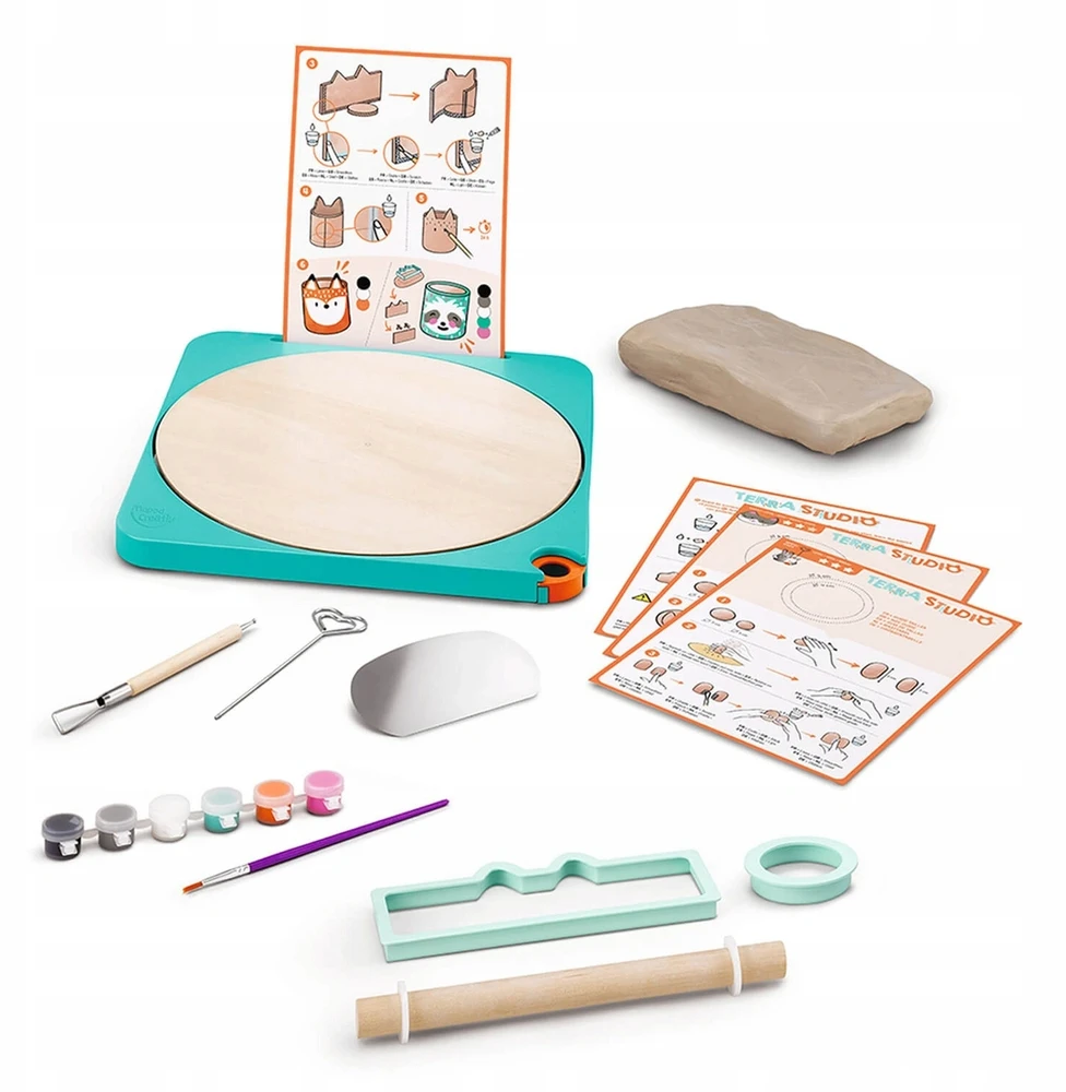 Potierio plokštė. Keramikos kūrimas ir dekoravimas - Maped Creativ - Terra Studio rinkinys - Kurybinė veikla nuo 5 metų