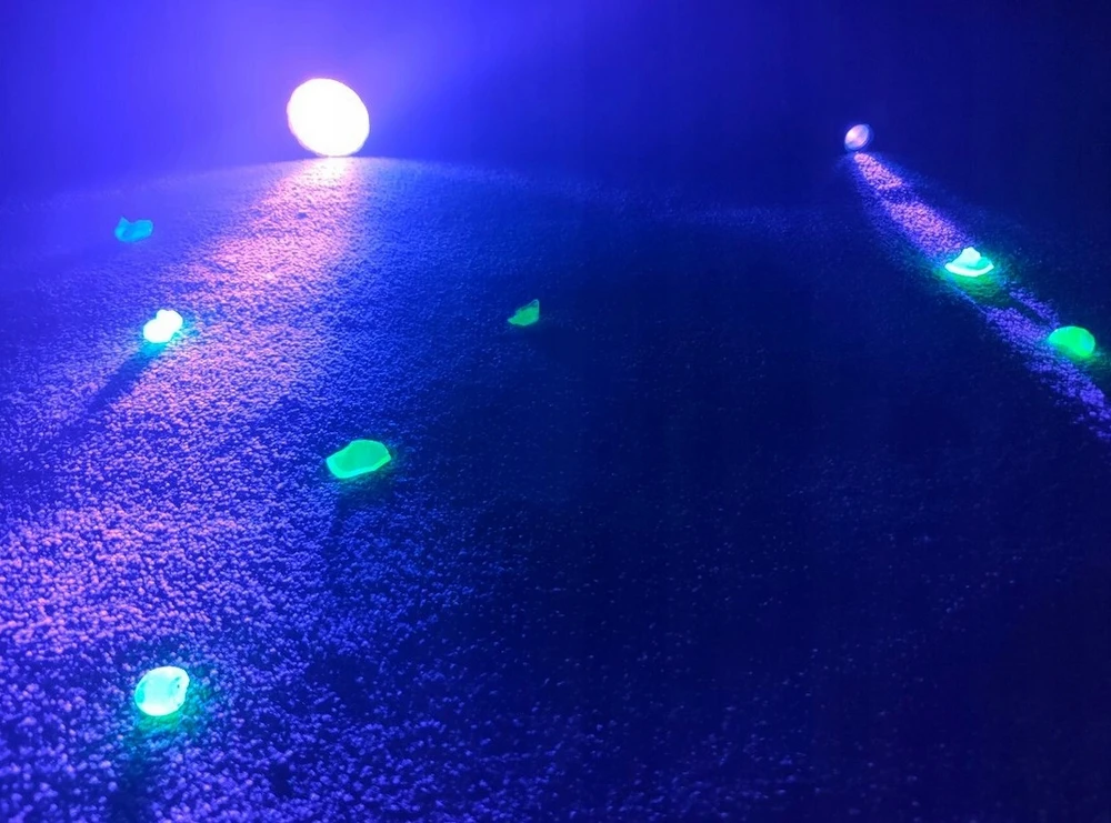 PowAir UV KING PRO 128 LED UV žibintuvėlis gintarui - USB C - gintaras