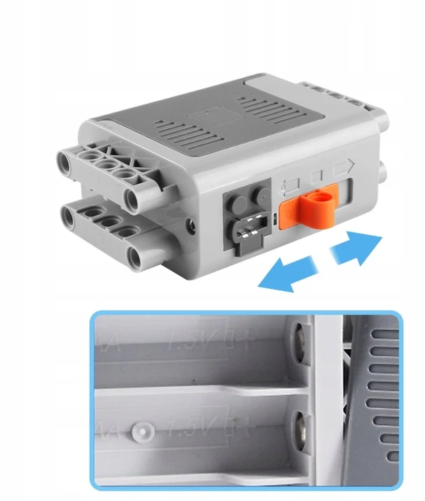 Power Functions plytos su nuotolinio valdymo pulteliu ir 2 M varikliais vaikams nuo 3 metų